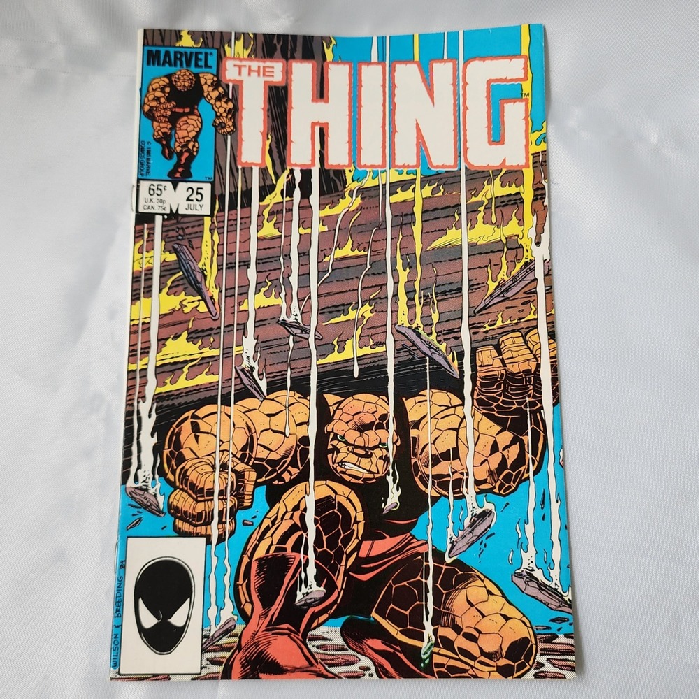 The Thing #25 Marvel Comic Book July 1985 Fantastic Four She Hulk FN Copper Age